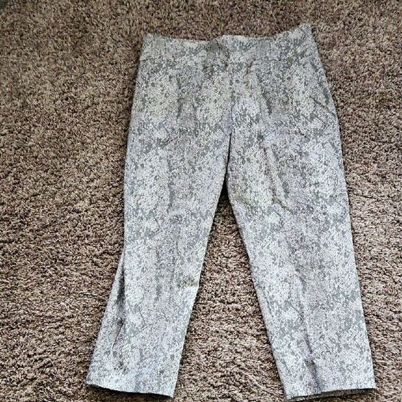 Tribal Gray Snake Print Pants - Picture 1 of 6
